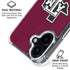 Texas A&M University Black Logo iPhone 16 Clear Case